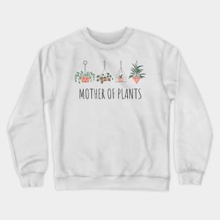 Mother of Plants Cute Plant Doodle Crewneck Sweatshirt